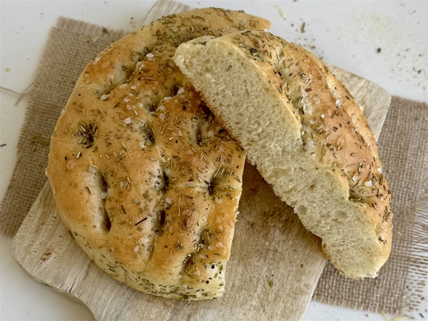 Focaccia Rozemarijn/kaas